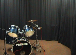 Jamie's drum kit