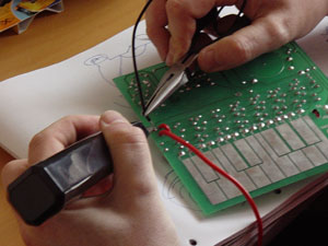 Me soldering